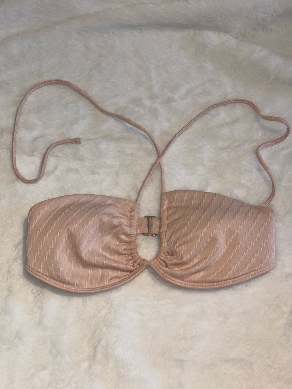 pink Abercrombie bikini top
